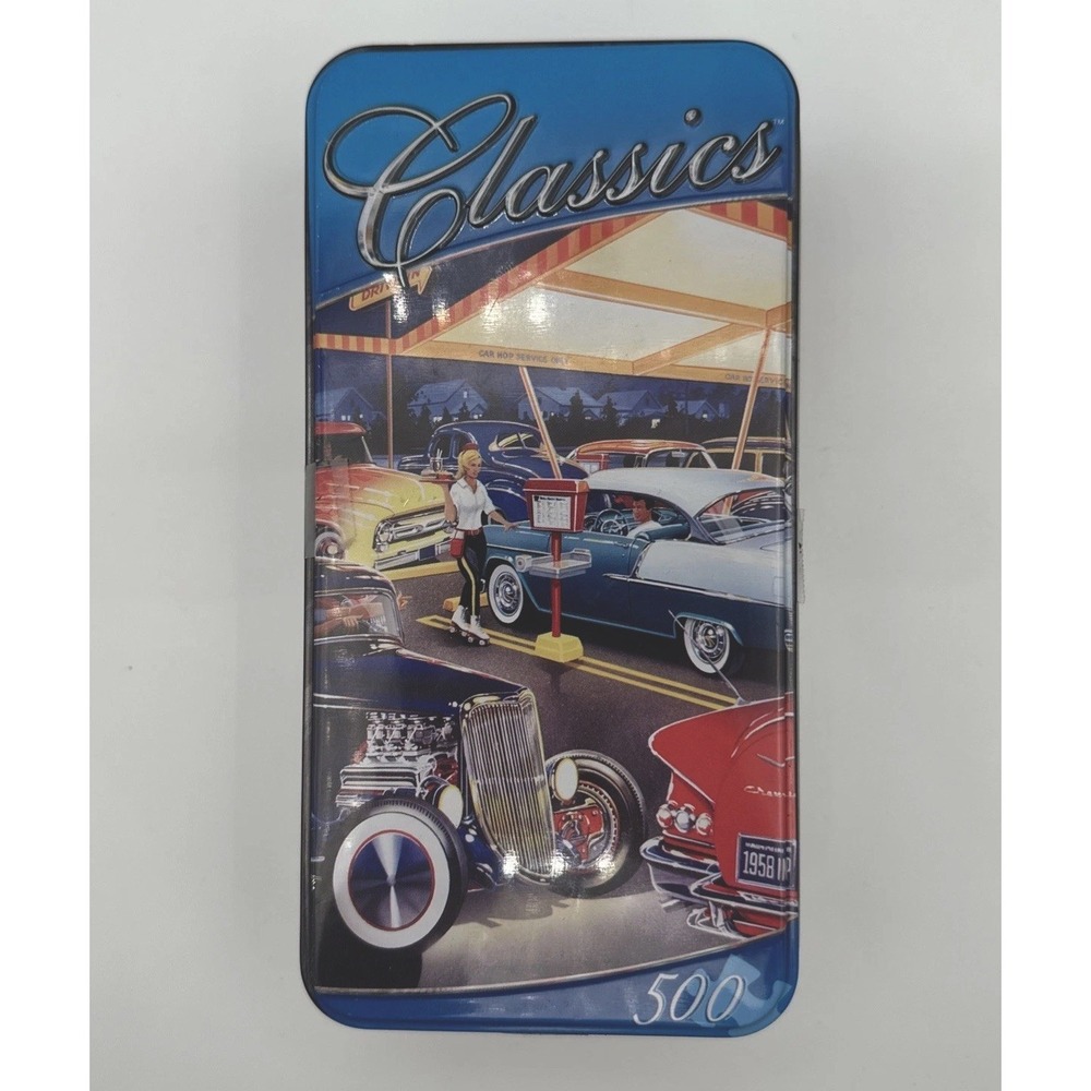 MasterPieces Classics 500 Piece Collectible Car Puzzle Ted's Drive In 55 Chevy